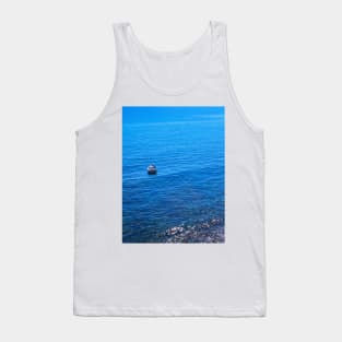 Summer Sea Boat Sailing Tank Top